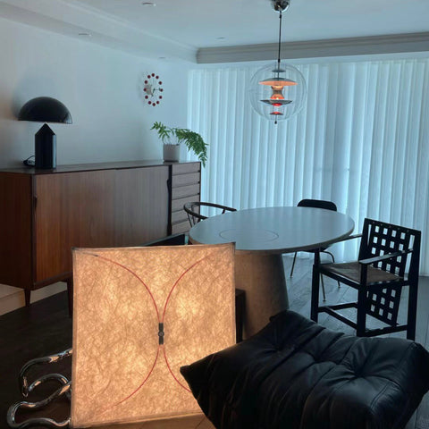 Japanese Paper Wall and Ceiling Light with Soft Diffusion