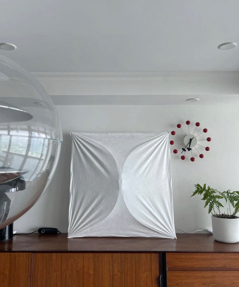 Japanese Paper Wall and Ceiling Light with Soft Diffusion