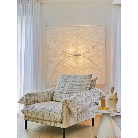 Japanese Paper Wall and Ceiling Light with Soft Diffusion