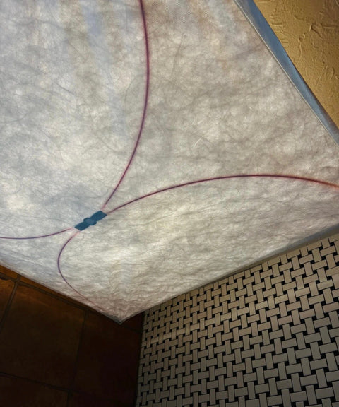 Japanese Paper Wall and Ceiling Light with Soft Diffusion