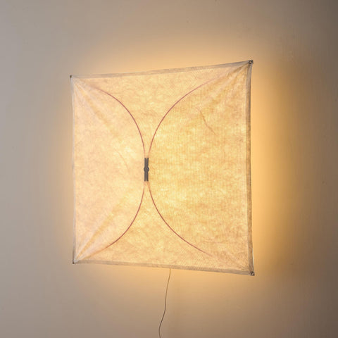 Japanese Paper Wall and Ceiling Light with Soft Diffusion