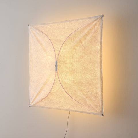 Japanese Paper Wall and Ceiling Light with Soft Diffusion