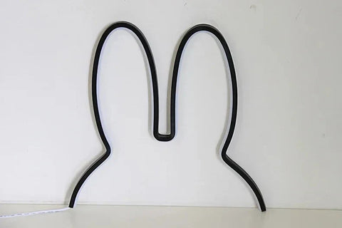 Bunny-Shaped LED Night Light with USB Power and Decorative Bedroom Design