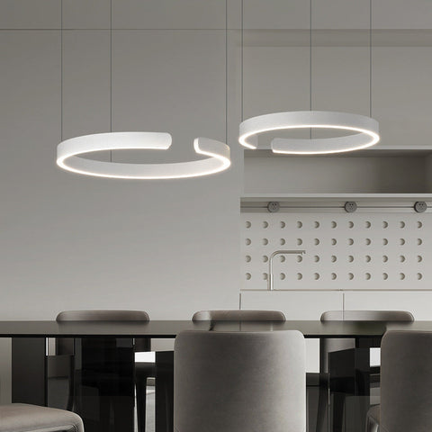 Modern Circular LED Pendant Light
