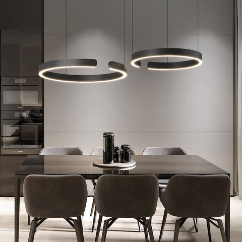 Modern Circular LED Pendant Light