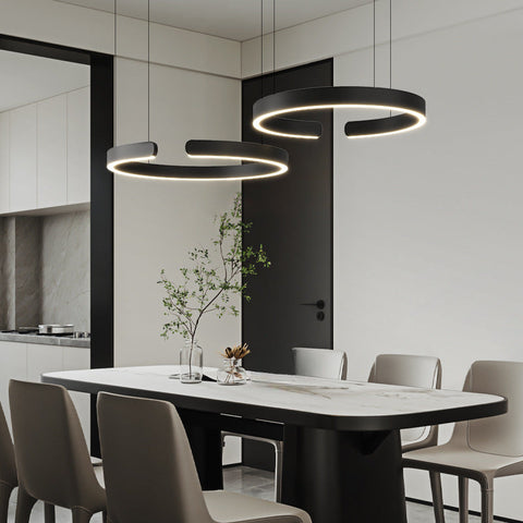 Modern Circular LED Pendant Light