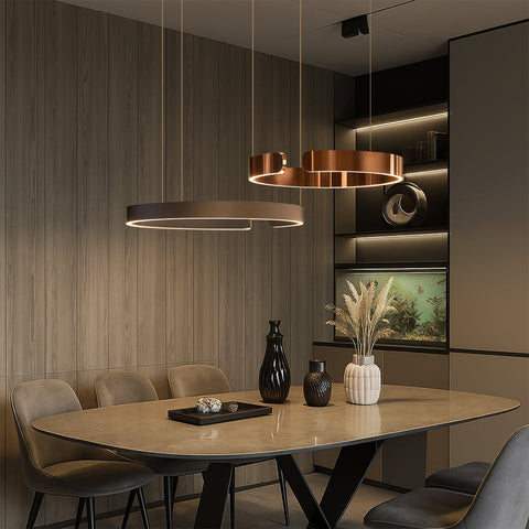 Modern Circular LED Pendant Light