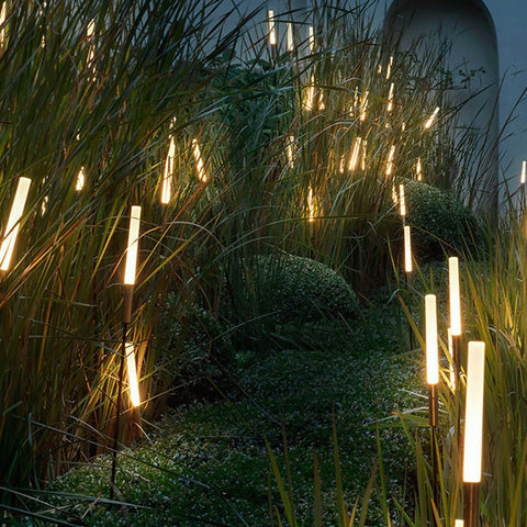 Slim Solar Garden Stake Lights for Pathway Accents