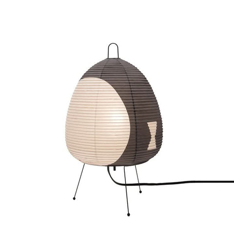 Japanese Rice Paper Table Lamp with Minimalist Wabi-Sabi Design