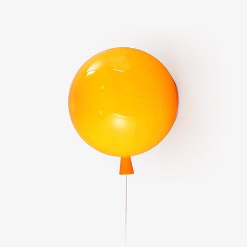 Wall and Ceiling Light with Balloon Shade and Pull Cord Detail