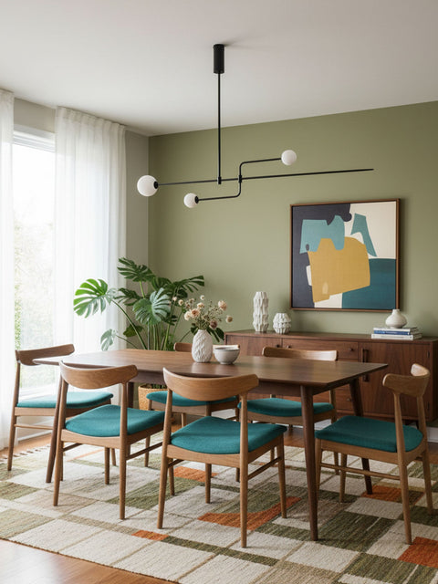 Mobile Arc Chandelier with Adjustable Hanging Globes