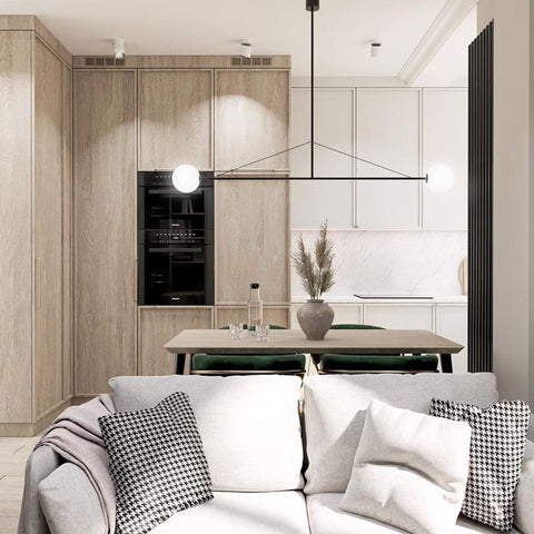 Mobile Arc Chandelier with Adjustable Hanging Globes