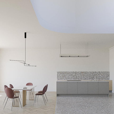 Mobile Arc Chandelier with Adjustable Hanging Globes