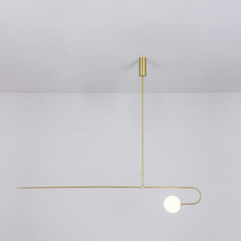 Mobile Arc Chandelier with Adjustable Hanging Globes