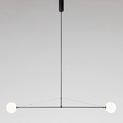 Mobile Arc Chandelier with Adjustable Hanging Globes