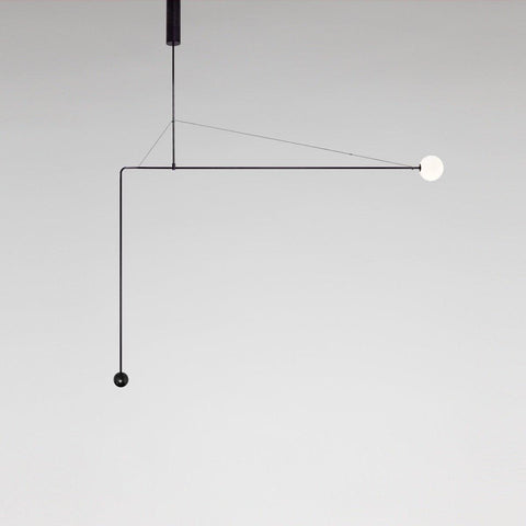 Mobile Arc Chandelier with Adjustable Hanging Globes