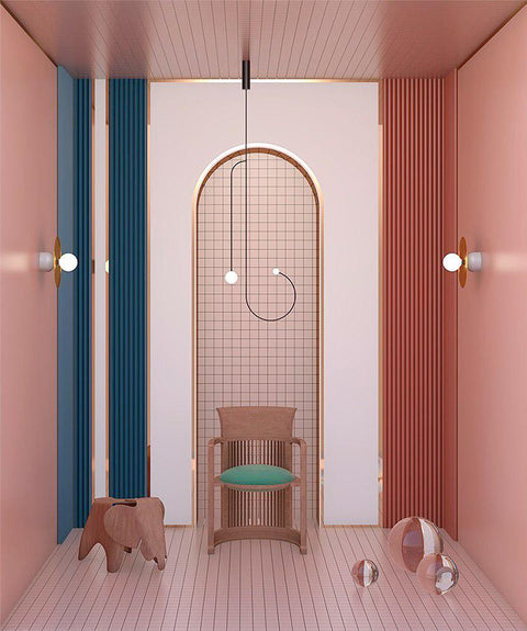 Mobile Arc Chandelier with Adjustable Hanging Globes