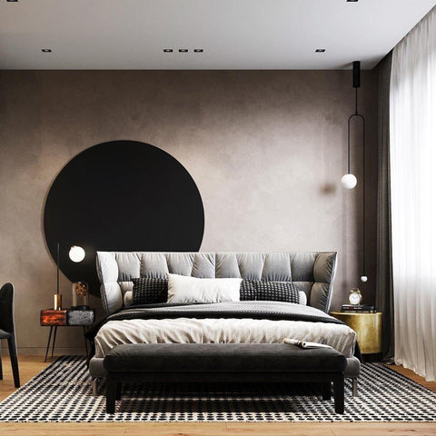 Mobile Arc Chandelier with Adjustable Hanging Globes