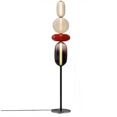 Table Lamp with Dimmable Stacked Glass