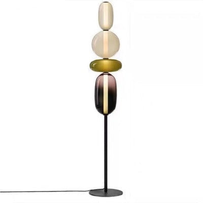 Table Lamp with Dimmable Stacked Glass