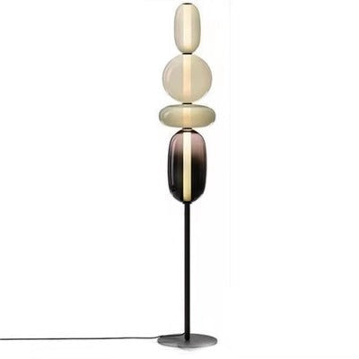 Table Lamp with Dimmable Stacked Glass