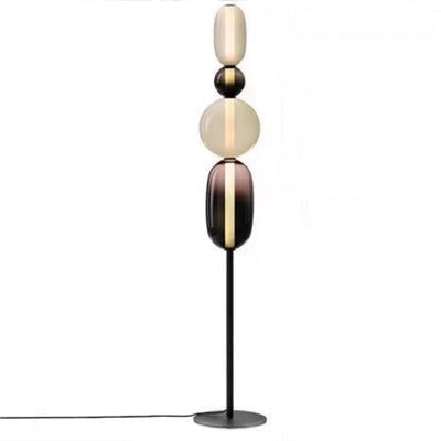 Table Lamp with Dimmable Stacked Glass