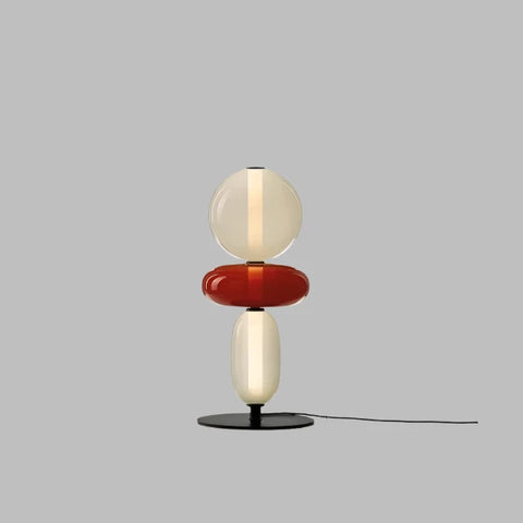 Table Lamp with Dimmable Stacked Glass