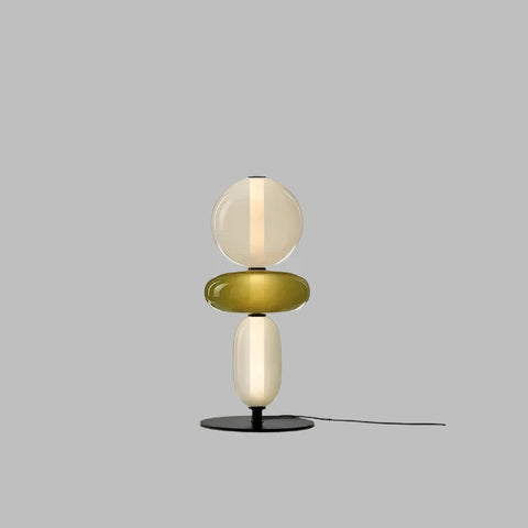Table Lamp with Dimmable Stacked Glass