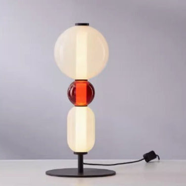 Table Lamp with Dimmable Stacked Glass
