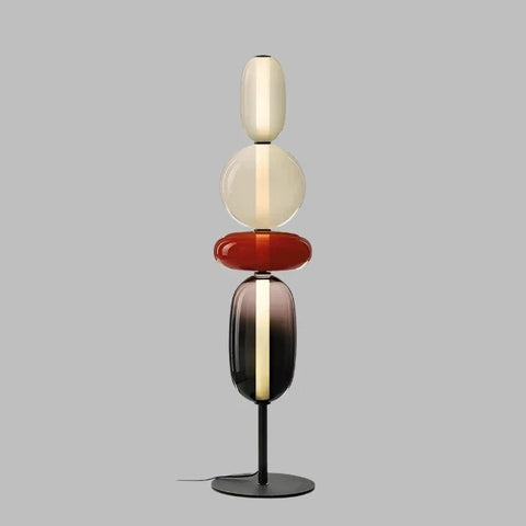 Table Lamp with Dimmable Stacked Glass