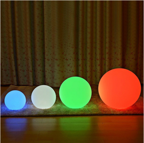 LED Globe Table Lamp with Remote Dimming and Cordless Ambient Lighting