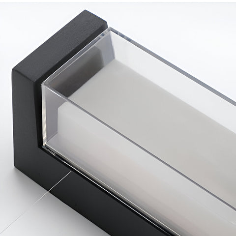 Rectangular LED Outdoor Wall Light with Up-and-Down Glow for Patios