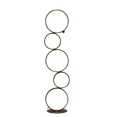 Stacked Circle LED Floor Lamp