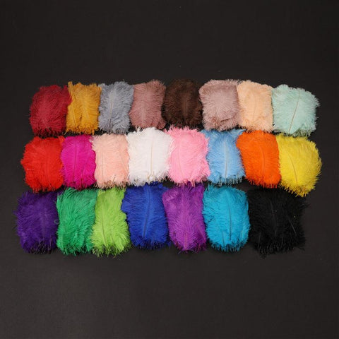 Ostrich Feather Chandelier with Layered Plume Shade