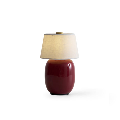 Petite Battery Operated Table Lamp Cordless Bedside Lamp with Design