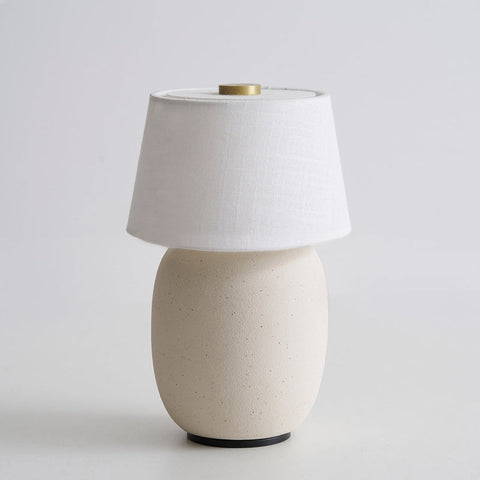 Petite Battery Operated Table Lamp Cordless Bedside Lamp with Design