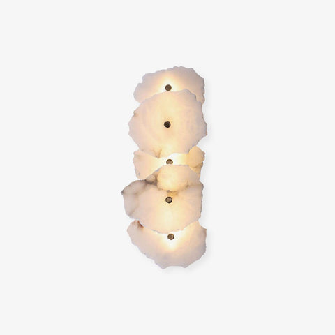 Petra Alabaster Wall Lamp with Layered Stone Panels