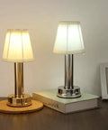 Rechargeable Fabric Shade Table Lamp with Touch Control — product view