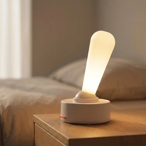 LED Table Lamp with Tilt Control and Rechargeable Battery