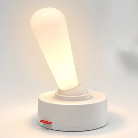 LED Table Lamp with Tilt Control and Rechargeable Battery