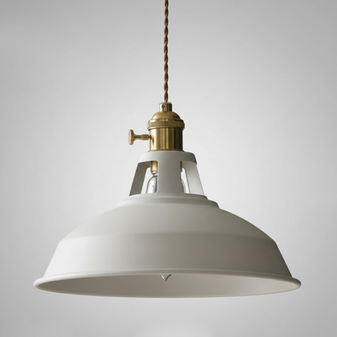 Industrial Metal Pendant Ceiling Light with Retro Hanging Shade and E26 E27 Socket