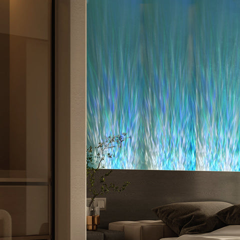 LED Water Ripple Wall Light with Adjustable Color Modes