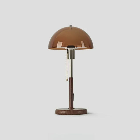 Dome Shade Table Lamp with Pull-Chain Switch