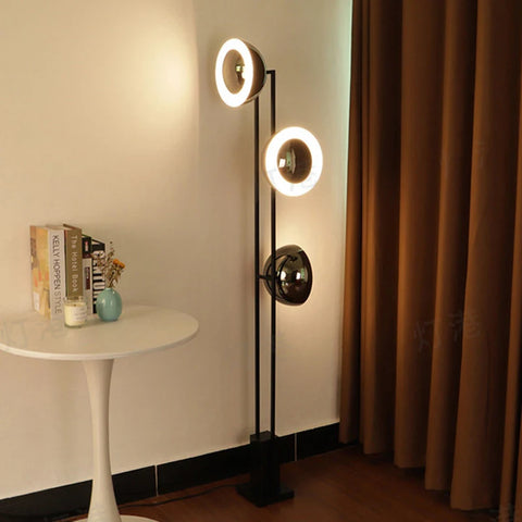 Egg Table Lamp with Rounded Egg Shade in Acrylic and Metal