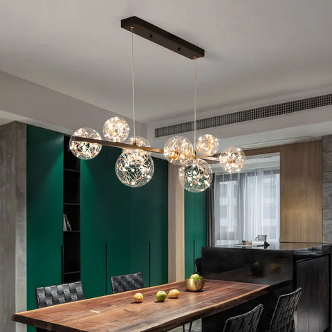 Multi-Head Pendant Light with Color Options