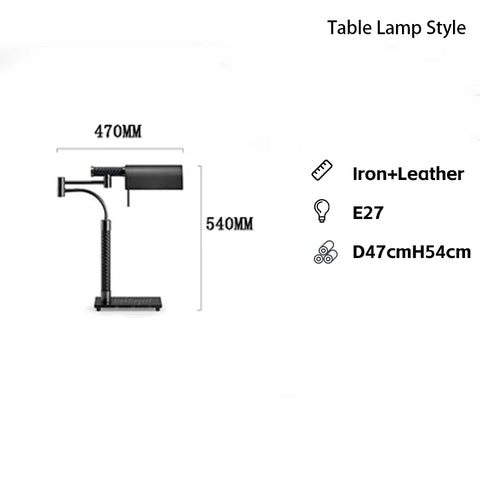 Modern Metal Floor Lamp with Adjustable Horizontal Lamp Head