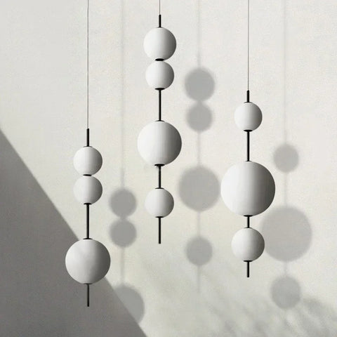 Round Globe Pendant Light with Round Hanging Globe