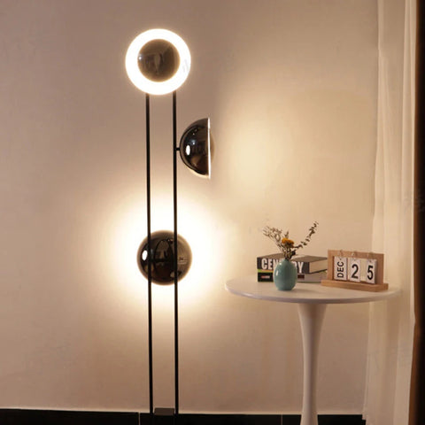 Egg Table Lamp with Rounded Egg Shade in Acrylic and Metal