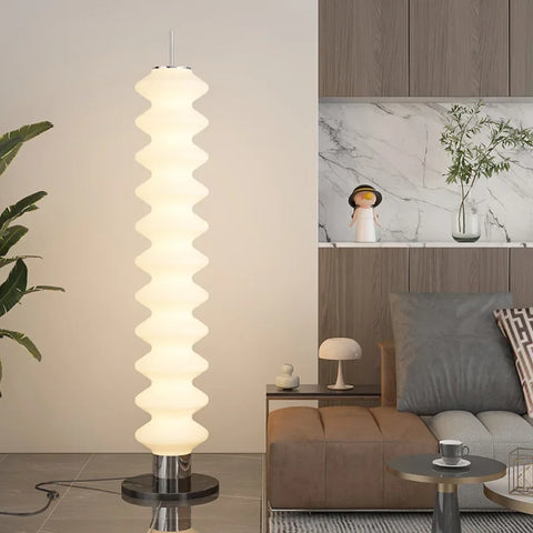 Tandem LED Floor Lamp with Paired Horizontal Light Heads