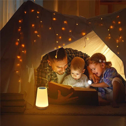LED Night Light with Touch Control and Color-Changing Glow